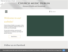 Tablet Screenshot of churchmusicdublin.org